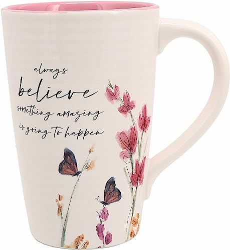 Butterfly Floral Inspirational Mug