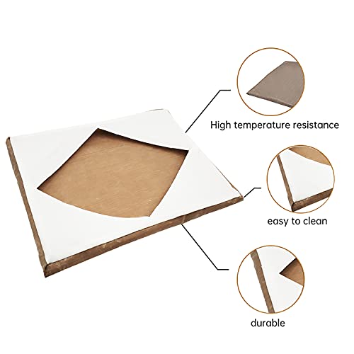 Heat Press Platen Wrap Cover, Non-Stick High Temperature Resistant Teflon Protector For Protecting Sublimation Heat Pressing Machine Plate From Residue, Inks, Scratches (15X15 Inch) #TOP2