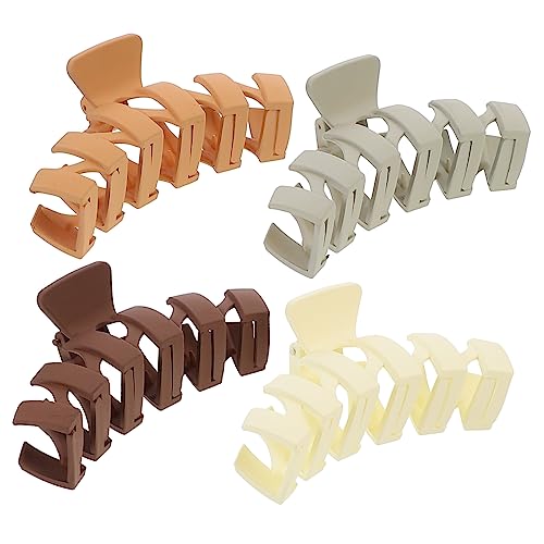 Vaguelly Pinzas Para Pelo Color Crema Con Diseño De Olas Clips Para Mujeres y Niñas Accesorios Chic y Simples Para Cabello