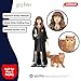Schleich Harry Potter - Hermonie and Crookshanks Cat Figurines - 2 PC Harry Potter Set - Wizarding World Collectible Figures for Kids and Adults - Toys for Ages 6+ | 42635