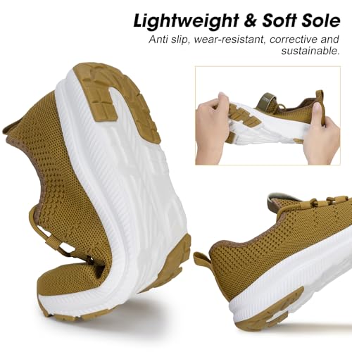 Image of ZOVE Wide Toe Box Shoes Women Extra Wide Width Sneakers Ultra Light Road Running Shoes Non-Slip Tennis Sneakers Breathable Walking Athletic