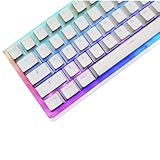 XVX Hot Swappable Dual RGB White Backlit Pro Driver/Software Supported - Brown Switch