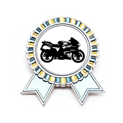 Broche mécanique noire moto métal M pour fixer solidement votre style