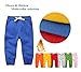 CuteOn Unisex Toddler Jogger Pants Kids Cotton Elastic Waist Winter Baby Sweatpants Pants 2Years Blue