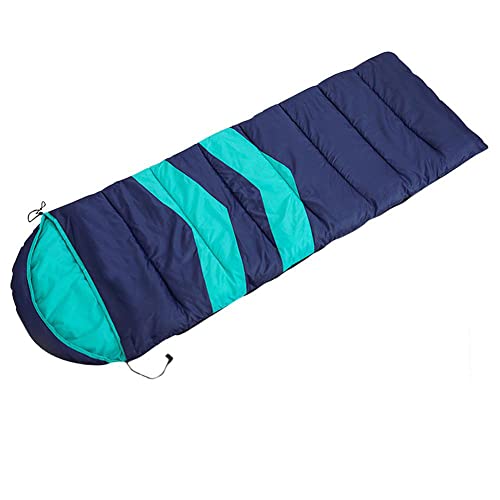 LWVAX Sleeping Bag for Adult Travel Lightweight Camping Sleep Bag for Indoors Outdoors Adult (220 X 75 Cm) – Color: Navy Blue – Temp- +05°C to +20°C