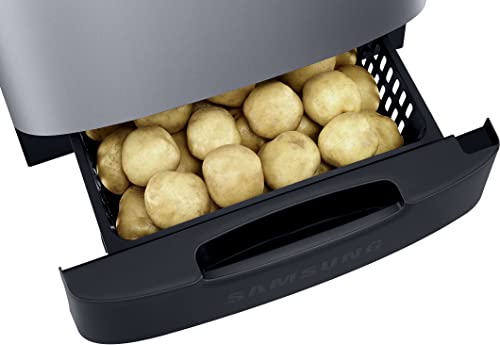 Image of Samsung 183 L, 3 Star, Digital Inverter, Direct-Cool Single Door Refrigerator (RR20C2823S8 /NL, Silver, Elegant Inox, Base Stand Drawer)