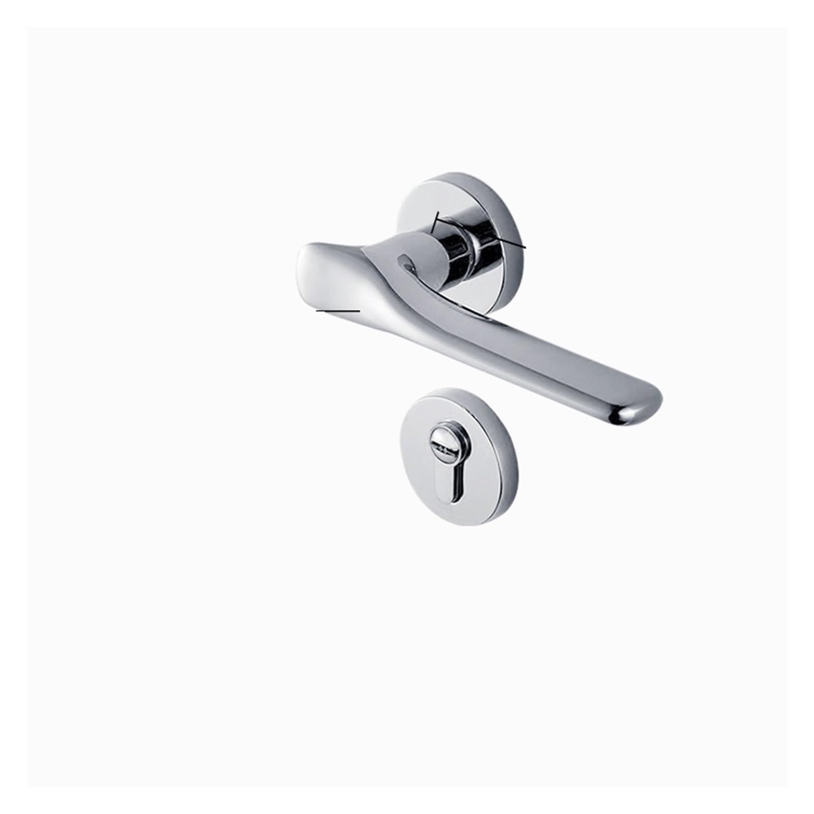 Aepqbgqj One Color Zinc Alloy Light Luxury Magnetic Silent Mechanical Split Lock Bedroom