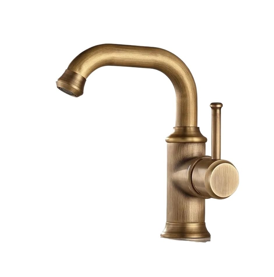Robinet de lavabo antique en laiton : remplacez votre vieux mitigeur fuyant