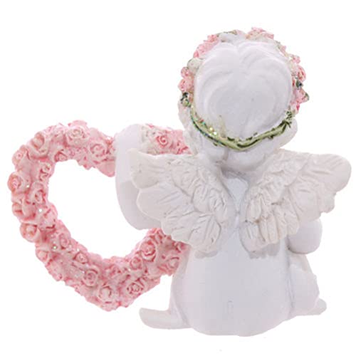 Set De 2 Pequeñas Figuras De Querubines Ángeles Decorativos miniatura 7