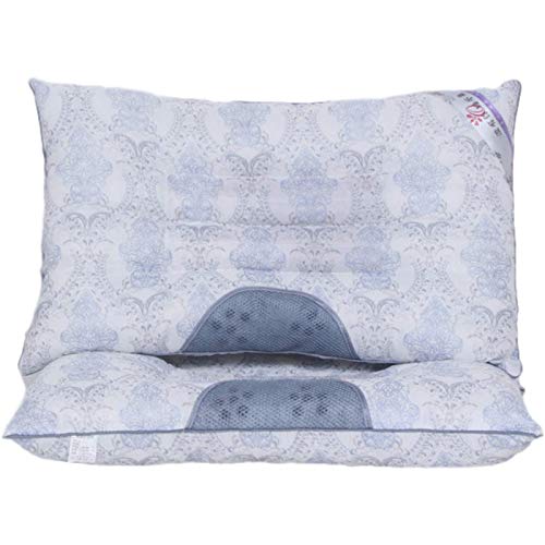 LYMCDP Almohadas, 2 Paquetes De Almohadas De Ayuda Para Dormir Cassia Seed Anti-Mite, NúCleo De Almohada Hundido Para El Hogar, Almohada MagnéTica, Almohada Para La Columna Cervical Para Adultos