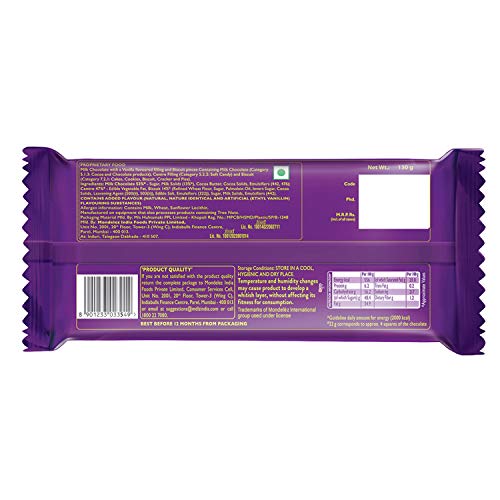 Image of Cadbury Dairy Milk Silk Oreo Chocolate Bar, 130 g