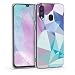 Produktbild kwmobile Hülle kompatibel mit Samsung Galaxy A40 - Handyhülle - Handy Case Dreiecke Asymmetrie Hellblau Rosa Blau
