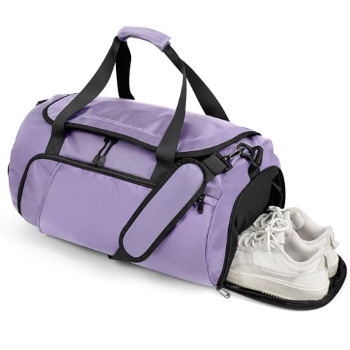 FINYIOE Gym Bag for Men Women Purple