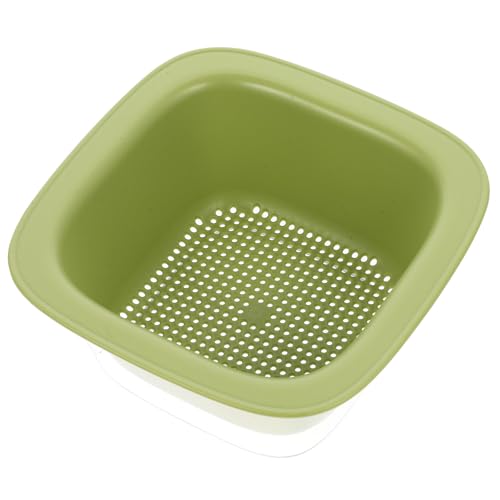 TOYANDONA Cestello Drenante Doppio Strato per Cucina e Compatto Scolapasta Multifunzionale per Frutta e Verdura Basket Filtrante Resistente e Facile da Usare per Casa e Ristoranti