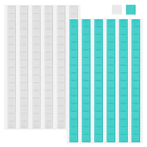 NALACAL 192Pcs Sticky Tack Putty Removable Adhesive Poster Putty Mounting Putty Reusable Wall Safe Tack Putty Mounting Tacky Putty for Hanging Pictures Poster and Museum Art Photography (White Blue)