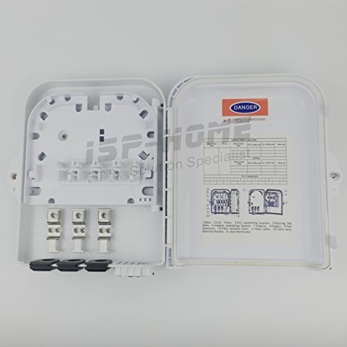 8 Port Ftth Fiber Optic Termination Box 1X4/1X8Core Outdoor Fiber Optical Splitter Distribution Box #TOP30