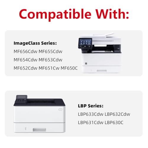 Image of greencycle 067H Toner Cartridges Black 2-Pack High Yield with Chip | Compatible Replacement for Canon 067 067H Black Works with ImageCLASS LBP632CDW MF653Cdw LBP633CDW MF651CW MF656CDW Printers