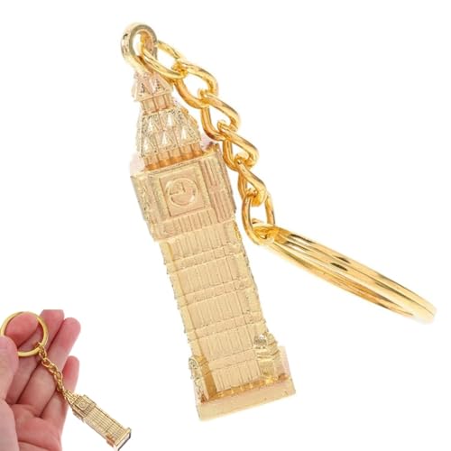 LiJuanWang Llavero de Londres,regalo de recuerdo de Londres,Big Ben Llavero de Aleación de Zinc,llavero de regalo,Big Ben Keychain Souvenir,para regalo o decoración para bolso y mochila