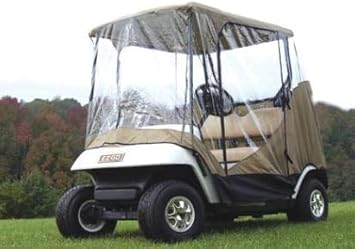 Amazon Com 豪華高爾夫球車套 通用版型 沙色適用於2 個乘客高爾夫球車 運動和戶外活動