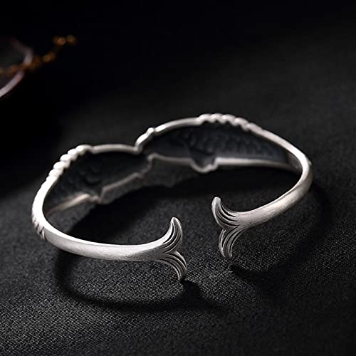 Bague s990 ouvert en argent mat pur : le cadeau d'anniversaire idéal