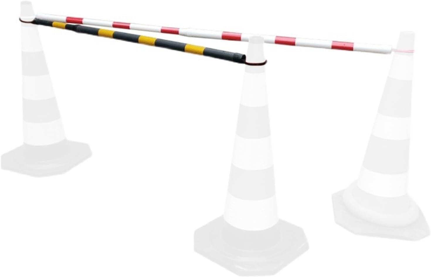 Iahigsujk Red Telescopic Traffic Cone Barricade Pole(Red)