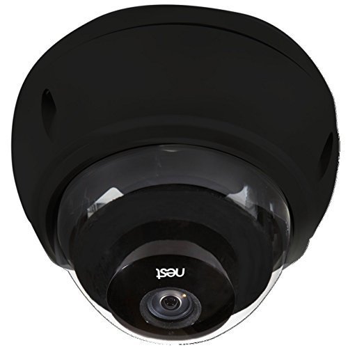 Nest Cam Outdoor Waterproof Security Dome Case Black IP66 Compatible with Dropcam Pro