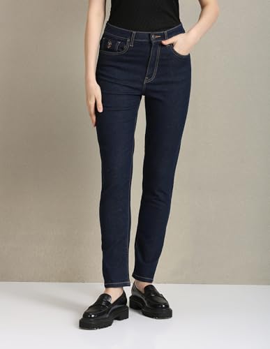 Image of U.S. Polo ASSN. Women's Slim Fit High Rise Jeans