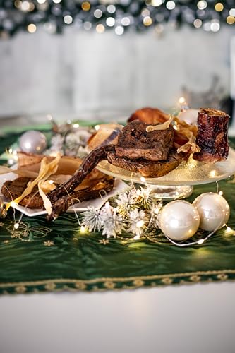 DIBO Weihnachts-Multi-Mix im 750g Eimer - wiederverschließbar, 100% schonend getrockneter Naturkausnack, natürliches und artgerechtes Barf Leckerli für Hunde zur Vorweihnachtszeit