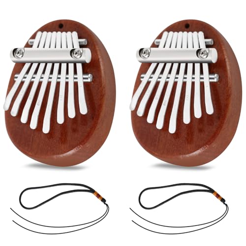 EASTROCK 8 Tasten Mini Kalimba, Finger Daumen Klavier mit...