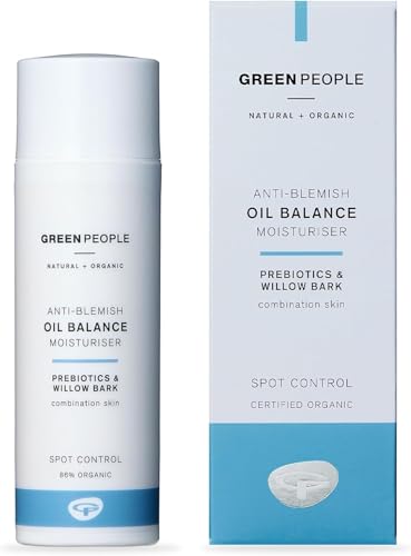 Green People Crema Hidratante Equilibrante Antimanchas - Crema de Día Equilibrante para Piel Mixta y Grasa - Libre de Parabenos y Alcohol - Libre de Crueldad y Vegana, 50ml