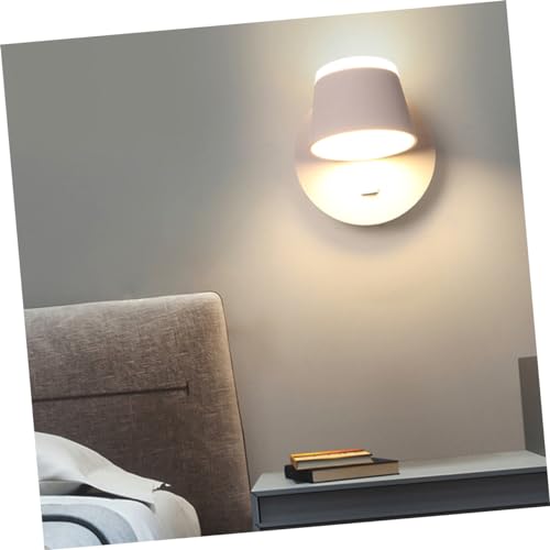 Lámpara de pared LED giratoria 360 con portalámparas E27 para dormitorio 6