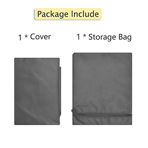 STARTWO Waterproof Outdoor Patio Furniture Cover, Resist to Dust UV Rain Snow, Sectional Furniture Covers Outdoor Table Chairs Set Cover Weather Protection 98x98x28 Inch - Thumbnail 6