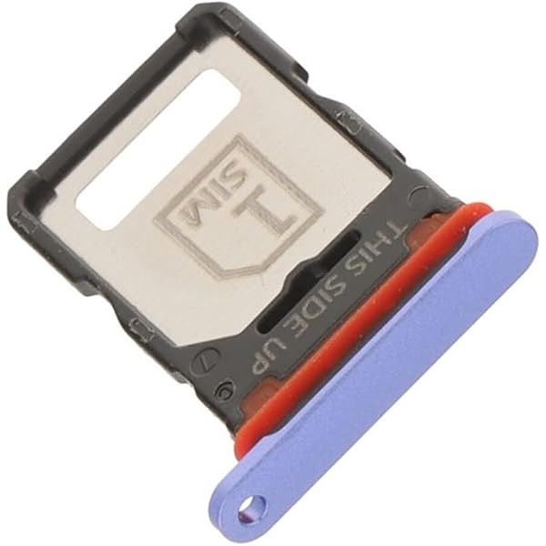 Genérico Taca karty SIM kompatybilna z Motorola Edge 50 Pro Luxe Lavender fioletowy