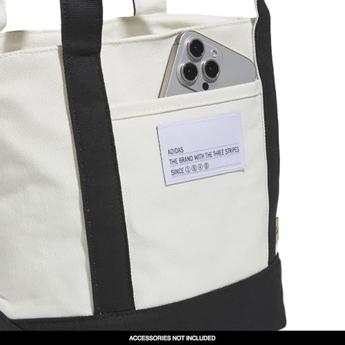Image of adidas Canvas Court Tote Bag | Roomy Interior, Interior Pockets, Comfortable Straps, Durable Build, Everyday & Court Ready