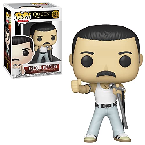 Freddie Mercury Radio Gaga 1985 Pop #183 Pop Rocks Queen Vinyl Figure (Includes Compatible Ecotek Plastic Pop Box Protector Case) - Les Beatles, Paul McCartney, John Lennon, RIngo Starr, George Harrison Freddie Mercury Radio Gaga 1985 Pop #183 Pop Rocks Queen Vinyl Figure (Includes Compatible Ecotek Plastic Pop Box Protector Case) – Image 3