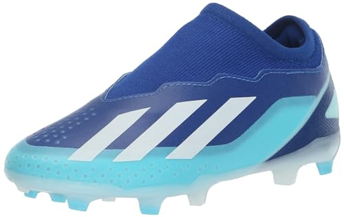 adidas Unisex-Child X Crazylight.3 Laceless Firm Ground Shoes Sneaker