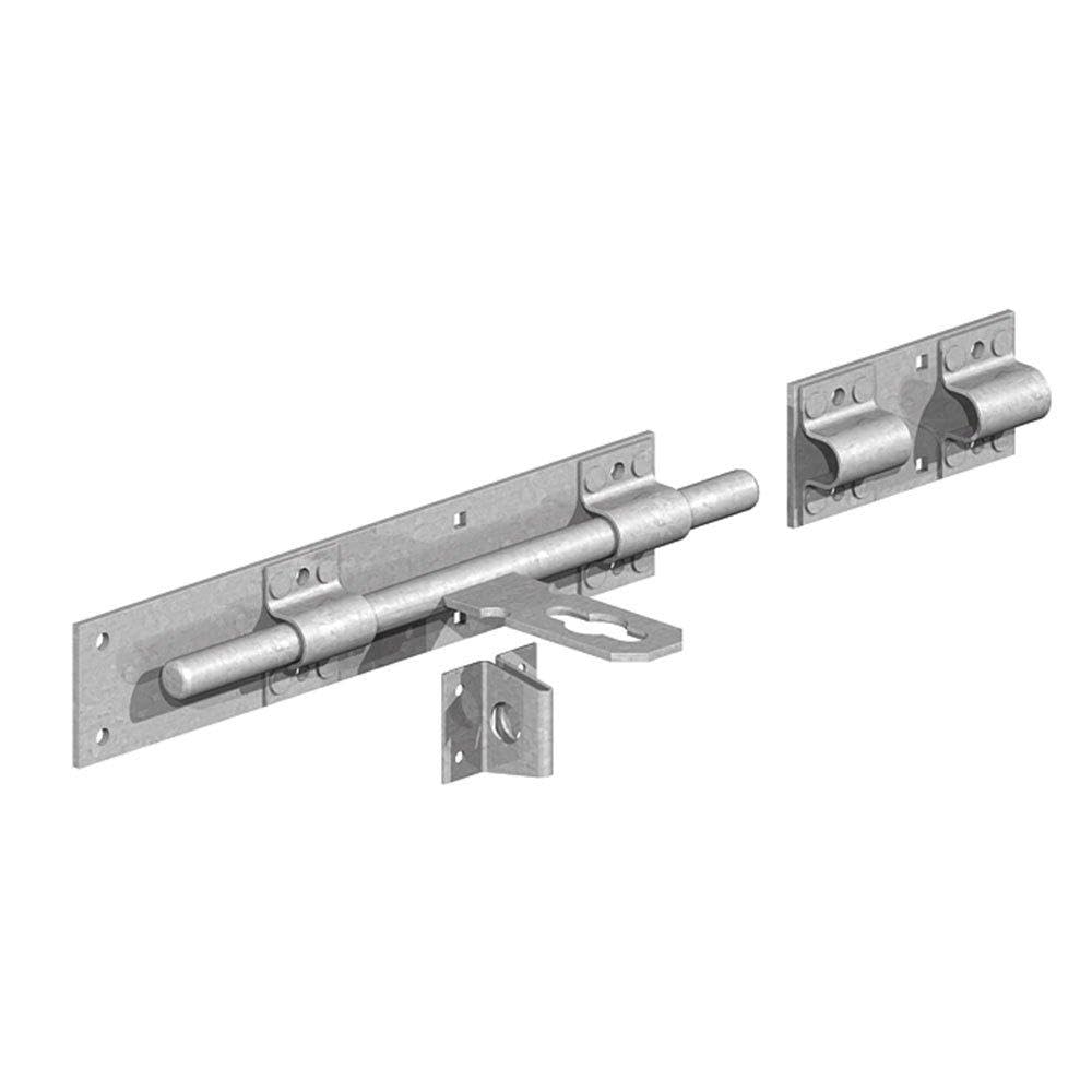 Gatemate Heavy Cross Pattern Door Bolt 24" / 610Mm - Galvanised