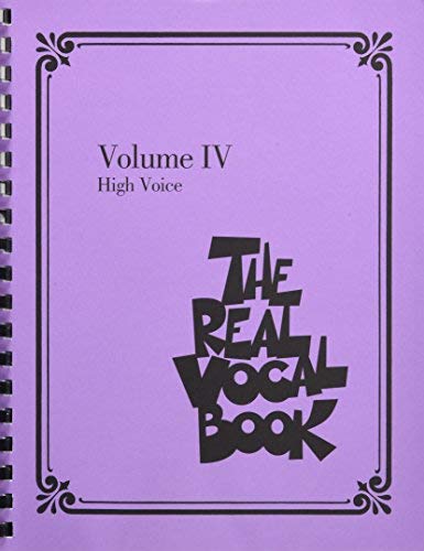 The Real Vocal Book Volume IV High Voice examen conservatoire