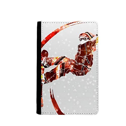 Housse passeport de ski aquarelle pour organiser cartes et monnaie