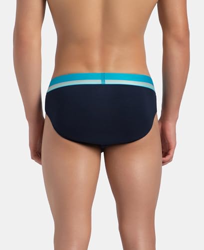 Image of Jockey FP02 Men's Super Combed Cotton Rib Solid Brief with Ultrasoft Waistband (Pack of 2)