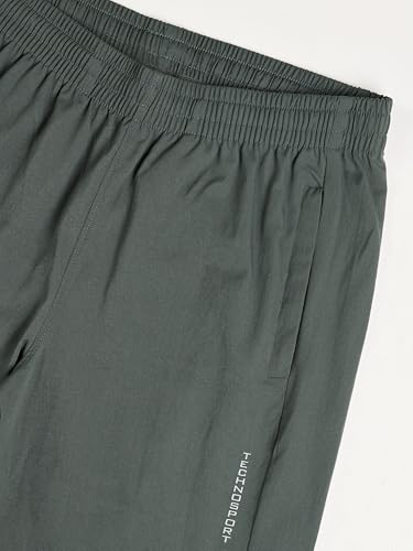 Image of TECHNOSPORT Men Colorblock Slim Fit Sports Trackpants TS Flexi Polyester Mid Rise Drawstring Track Pant for Men Pockets Gym Workout Running Joggers Casual Quick Dry