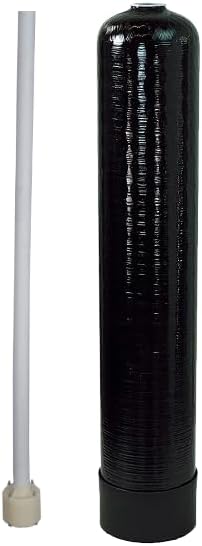 10" x 54" 1.5cuft Pentair US Made Replacement Mineral Resin Tank for Filter or Softener System - Riser Distributor Tube Included (Black)