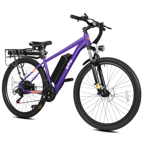 Qlife Racer Electric Bike for Adults - 21-Speed Mountain Lightweight Ebike with Peak 1000W Brushless Motor,48V 375Wh Removable Battery,26X2.1 Tire Step Over E-MTB,Up to 40 Miles Range image 10