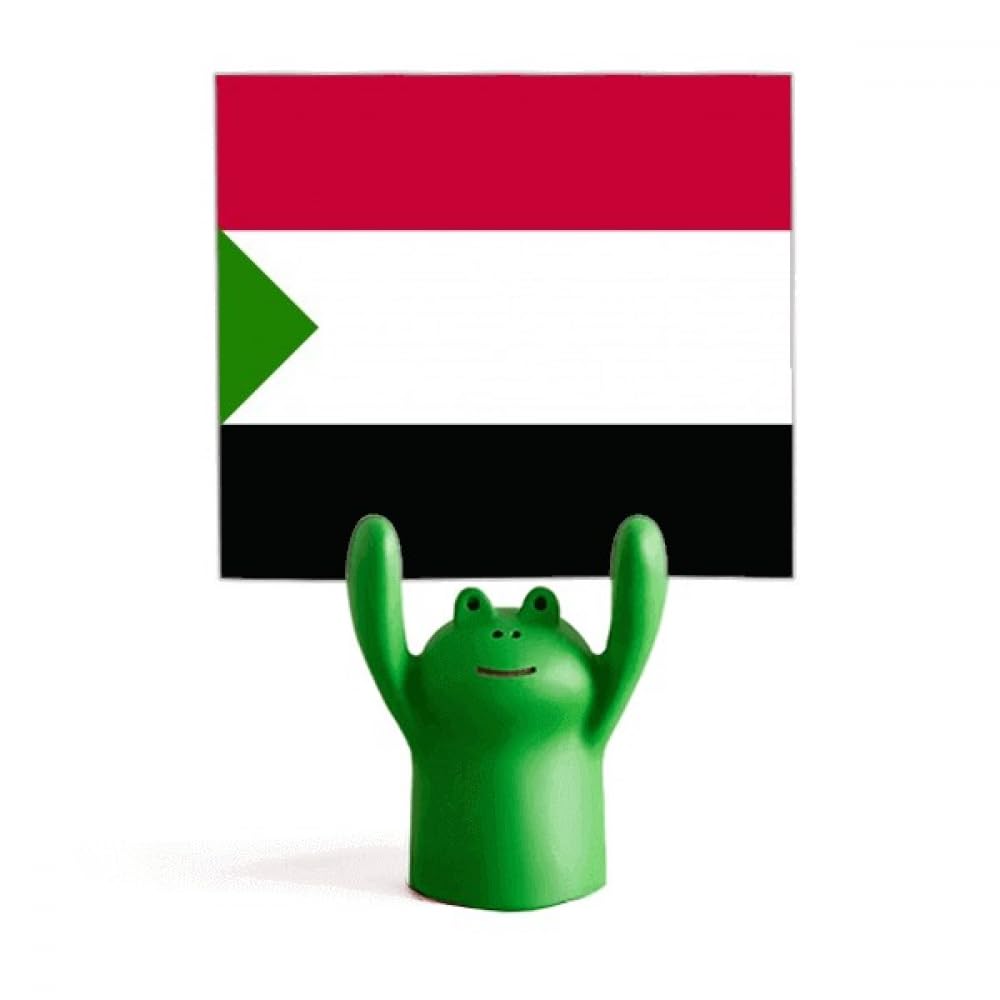 Porte-mémo drapeau du Soudan : ne perdez plus vos notes grâce à la grenouille