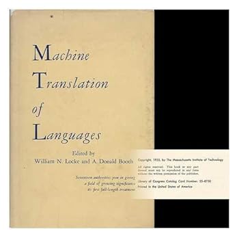 Hardcover Machine Translation of Languages: Fourteen Essays Book