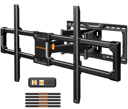 Image of Perlegear Full Motion TV Wall Mount for 42-100 Inch Large TVs up to 200 lbs
