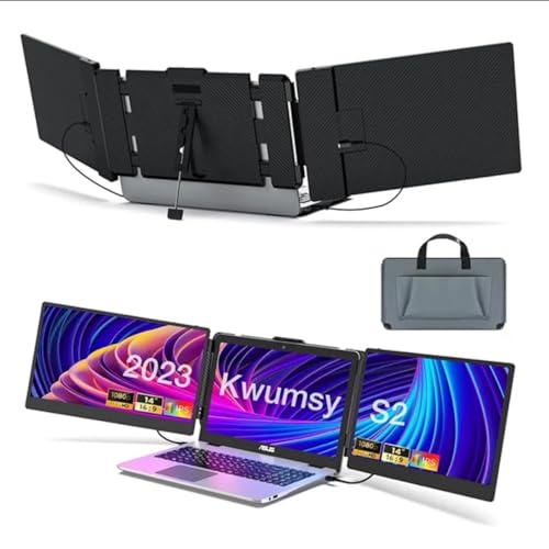 Genérico Pantalla Portátil 14" Triple Monitor FHD 1080P