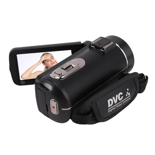 Caméscope 4K Écran Tactile Caméra 64MP Jectse Stabilisateur Microphone