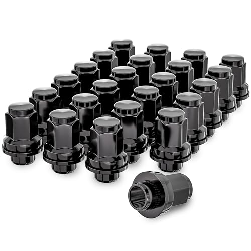 Tuercas M12x1.5 negras de asiento Mag YIZBAP para llantas de Toyota Tacoma y Camry