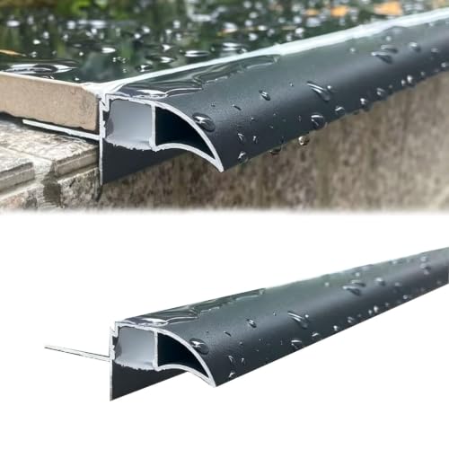 Protector contra el goteo para ventanas de 38.1cm: deflector de lluvia exterior 2